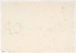 En sø omgivet af skov by Dankvart Dreyer