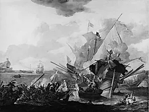 En søfægtning by Johannes Lingelbach