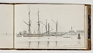 En sovende hund by Martinus Rørbye