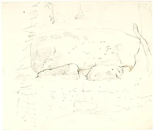 En stendysse på Brandsø by Dankvart Dreyer