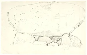 En stendysse på Brandsø by Dankvart Dreyer