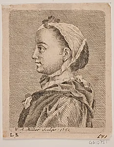 En ung Dame i Profil