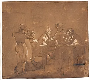 En værtshusscene by Wilhelm Marstrand