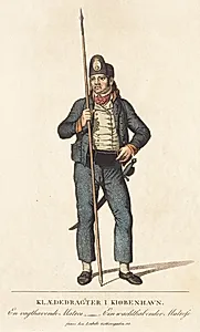 En vagthavende Matros by Gerhard Ludvig Lahde