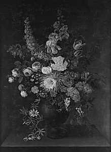 En vase med blomster by C.D. Fritzsch