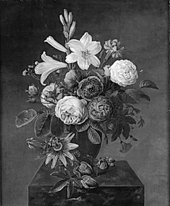 En vase med blomster by J.L. Camradt