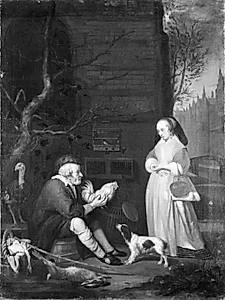 En vildthandler by Willem van Mieris
