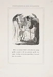 Encouragements de Bébé aux baigneurs by Lorenz Frølich