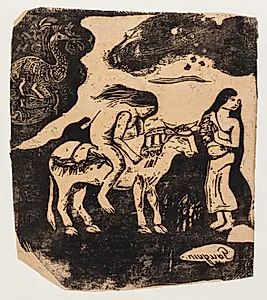 Enlèvement d'Europe by Paul Gauguin