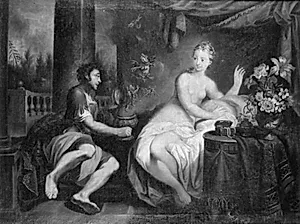Epimetheus åbner Pandoras æske by Anton Tischbein