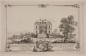 Eremitagen, fra indgangssiden by J.N. Schrøder