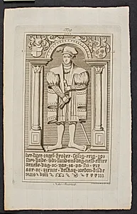Erik Thotts gravsten by Odvardt Helmoldt de Lode