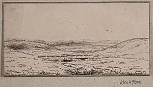 Erindring fra Jægerspris, med en mose by Vilhelm Kyhn