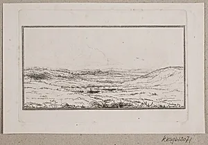 Erindring fra Jægerspris, med en mose by Vilhelm Kyhn