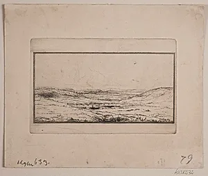 Erindring fra Jægerspris, med en mose by Vilhelm Kyhn