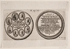 Erindringsmedaille efter krigens ophør 1660 by Albert Haelwegh