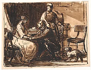 Erklæringen by Wilhelm Marstrand