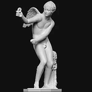 Eros, der spænder buen by Ubekendt
