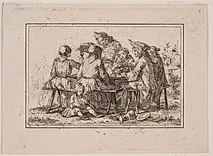 Et bondemåltid by Georg Haas