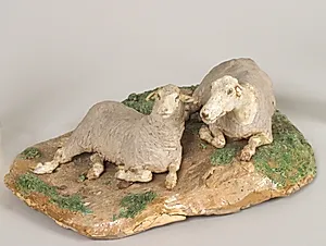 Et får med sit lam by Theodor Philipsen