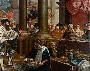 Et gæstebud by Isaacsz., Isaac