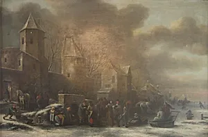 Et hollandsk vinterstykke