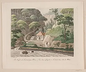Et kapel ved Liselund på Møen by Søren L. Lange