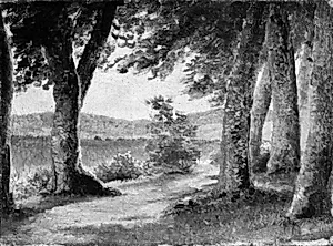 Et lille skovparti by C.W. Eckersberg