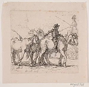 Et møde by Lorenz Frølich
