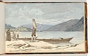 Et overfartssted. Figurer ved både by Martinus Rørbye