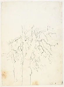 Et par træstammer by Dankvart Dreyer