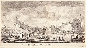 Et skib, der løber af stabelen by Reinier Zeeman
