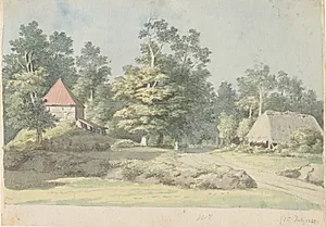 Et teglværk på Møn by C.W. Eckersberg
