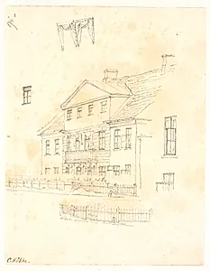 Etatsråd Tuteins ejendom, Rosendal by Christen Købke