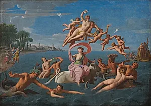 Europas bortførelse by Nicolas Colombel