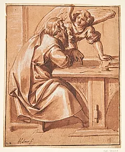 Evangelisten Matthæus by Ubekendt