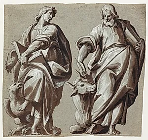 Evangelisterne Johannes og Lukas