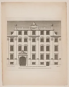 Facade af den kongelige priviligerede postgaard
