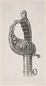 Fæsten på en pragtsabel by F. Hendriksen