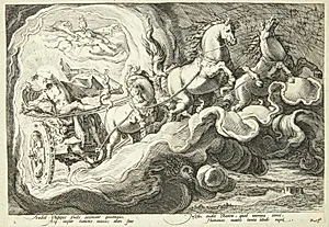 Faeton kører solvognen by Ubekendt
