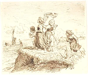Farvel til de bortsejlende by Lorenz Frølich
