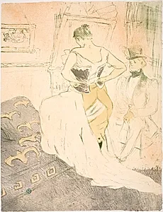 Femme en Corset, Conquête de Passage by Henri de Toulouse-Lautrec