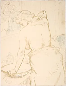 Femme qui se lave, la Toilette by Henri de Toulouse-Lautrec
