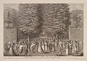 Festende bønder (Maj og juni) by Hans Sebald Beham