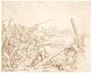 Fiat voluntas tua (ske din vilje) by Maarten van Heemskerck