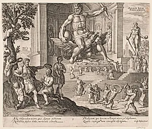 Fidias' Jupiter-statue by Simon de Pas