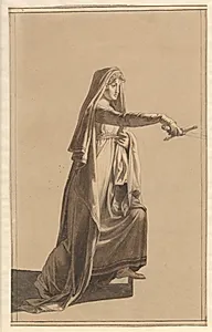 Figur fra Oehlenschlägers Hakon Jarl by C.W. Eckersberg