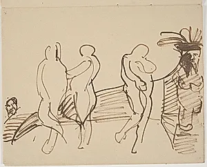 Figurkomposition II by J.A. Jerichau (II)