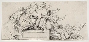 Figurkomposition by Ubekendt