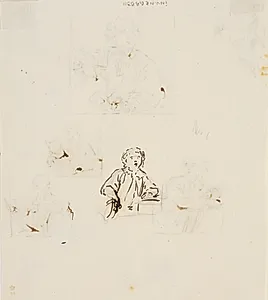 Figurskitse by C.A. Lorentzen